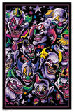 Clown Universe Fantasy Blacklight Poster Photo
