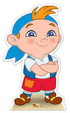 Cubby - Jake and the Neverland Pirates PAPPFIGUREN IN LEBENSGRÖSSE