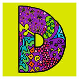 Letter D Posters by Emi Takahashi