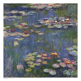 Water Lilies (Nymphéas), c.1916 Kunst van Claude Monet