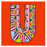 Letter U Posters by Emi Takahashi