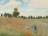Poppy Field, Near Argenteuil, c.1873 Kunstdruck von Claude Monet
