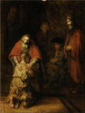 Return of the Prodigal Son, c. 1669 Kunstdrucke von Rembrandt van Rijn 