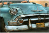Chevrolet Bel Air Bleue Affiches par Cobe Unknown
