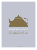 Tea Poster Green Poster von  NaxArt