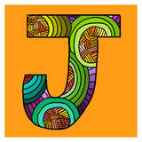 Letter J Prints by Emi Takahashi