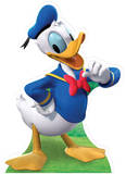 Donald Duck Silhouette découpée
