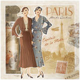 Mode Paris Poster by Bruno Pozzo