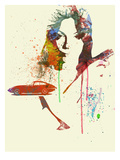 Jaguar E Type Girl Kunstdrucke von  NaxArt