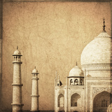 India, Uttar Pradesh, Agra, Taj Mahal (UNESCO Site) Photographic Print by Michele Falzone