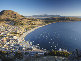 View of Copacabana, Lake Titicaca, Bolivia Photographic Print by Ian Trower