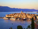 View over Korcula Town, Korcula, Dalmatia, Croatia Photographic Print by Neil Farrin
