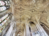 Fan Vault in Retrochoir, Peterborough Cathedral, Peterborough, Cambridgeshire, England, UK Photographic Print by Ivan Vdovin