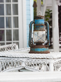 Bahamas, Eleuthera Island, Harbour Island, Dunmore Town, House Detail Photographic Print by Walter Bibikow