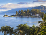 Indonesia, Sumatra, Samosir Island, Lake Toba, Parapat Photographic Print by Jane Sweeney