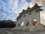 Taiwan, Taipei, Entrance Gate, Chiang Kai-Shek Memorial Hall Photographic Print by Jane Sweeney