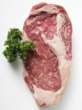 Beef Steak, Garnished with Parsley Photographic Print