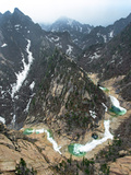 North Korea, Kumgang Mountains, Kuryong Waterfall and the 'Fairy Pools' Photographic Print by Gavin Hellier