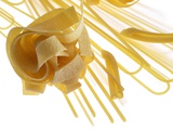 Various Types of Pasta Fotografisk tryk af Janez Puksic