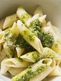 Penne with Pesto Photographic Print