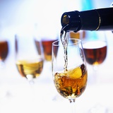 Pouring Sherry into a Glass Photographic Print