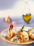 Prawns with Rice Photographic Print by Ulrike Koeb