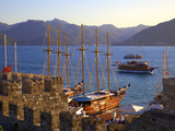 Marmaris Castle and Harbour, Marmaris, Datcha Peninsula, Turkey Photographic Print by Neil Farrin