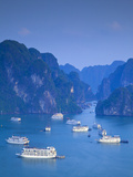 Landscape View over Halong Bay, Vietnam Photographic Print by Jon Arnold