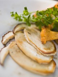 Fried Cep Slices and Chanterelle with Parsley Photographic Print