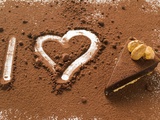 I Heart Chocolate Tart Photographic Print