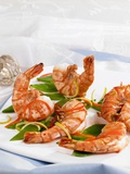 Prawns with Julienne Vegetables Lámina fotográfica por Barbara Lutterbeck