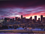 USA, Colorado, Denver, City View from the West Photographic Print by Walter Bibikow