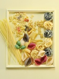 Various Types of Pasta in a Picture Frame Photographic Print by Ulrike Koeb