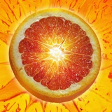 A Slice of Blood Orange Photographic Print by Karl Newedel