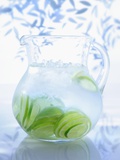 A Jug of Water with Limes Photographie par Axel Weiss