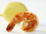Fried Prawn and a Lemon Photographic Print by Jo Kirchherr