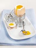 A Boiled Egg in an Eggcup Photographic Print by Ian Garlick
