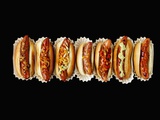 A Row of Hot Dogs Photographic Print by Jim Norton