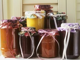 Jams and Sauces in Jars Photographic Print by Linda Burgess