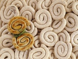 Grilled Sausage Coils on Many Fresh Sausages Photographic Print by Luzia Ellert