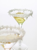 Sambuca with Lemon in Coconut-Rimmed Glass Photographie par Kia Nu