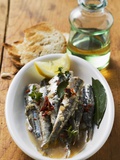 Fried Anchovies with Dried Tomatoes (Calabria) Photographic Print