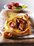 Puff Pastry Pastries with Plums Photographic Print by Paul Williams