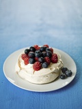 Pavlova with Berries Photographic Print by Ira Leoni