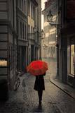 Red Rain Prints by Stefano Corso