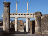Colonnade Around the Forum, Pompeii, Italy Photographic Print by Manuel Cohen