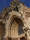 Notre Dame de Reims (Our Lady of Rheims), Champagne, France Photographic Print by Manuel Cohen
