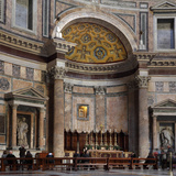 Main altar, Rotunda of the Pantheon, Rome, Italy Photographic Print by Manuel Cohen