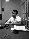 Huey Newton - 1968 Photographic Print by Bill Gillohm