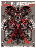 Melvins in Paris Serigrafie von Seldon Hunt